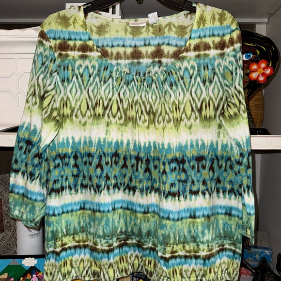 chicos size 2 2.5 lot of 10 tops blouses ladies size large 10 12 - Picture 5 of 11